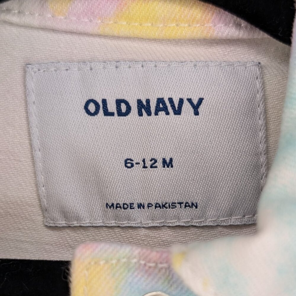 💚 2 for 20 💚 Old Navy Paster Tie Dye Jean Jacket - Picture 4 of 5